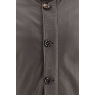 Brown Leather Leather Jacket