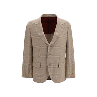 Beige Cotton Blazer
