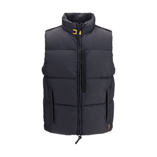 Black Polyamide Sleeveless Jacket