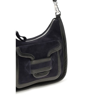 Black Calf Leather Bos Taurus Shoulder Bag