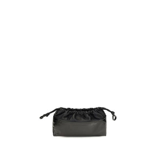 Black Calf Leather Bos Taurus Clutch Bag