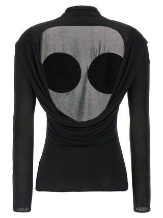 Black Viscose Cardigan