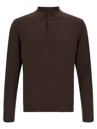 Brown Virgin Wool Cardigan