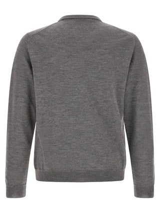 Gray Virgin Wool Cardigan