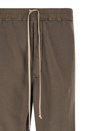 Gray Cotton Flared Pants