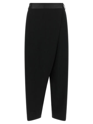 Black Triacetate Dress Pants