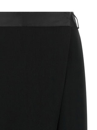 Black Triacetate Dress Pants