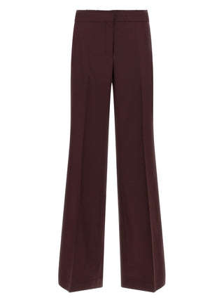 Purple Polyester Pants