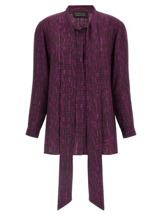 Purple Silk Blouse