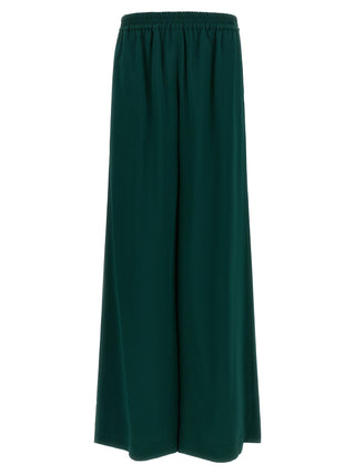 Bicolor Viscose Casual Pants