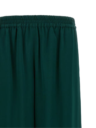 Bicolor Viscose Casual Pants