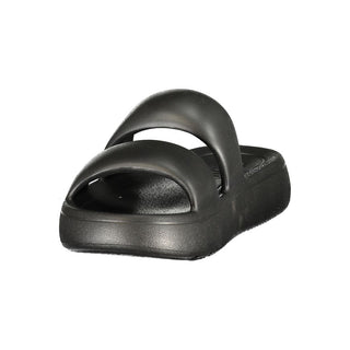 Black Polyurethane Women's Sandal