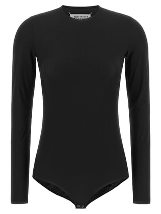 Black Polyamide Bodysuit