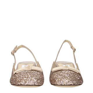 Pink Plastic Flat Sandals
