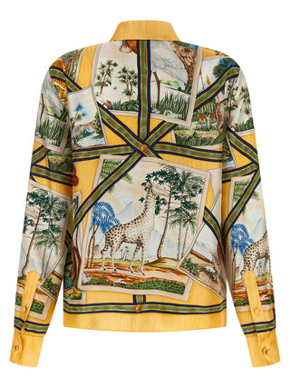 Multicolor Silk Blouse