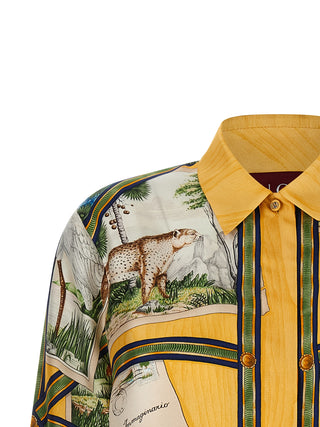 Multicolor Silk Blouse