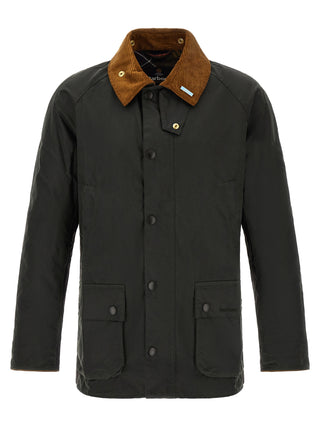 Bicolor Cotton Shell Jacket