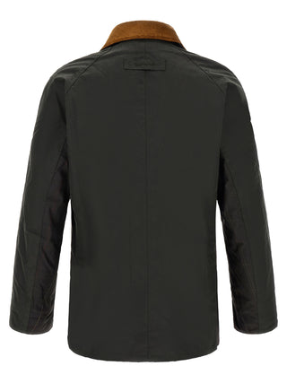 Bicolor Cotton Shell Jacket