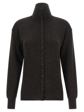 Brown Wool Cardigan