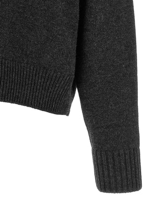 Gray Wool Cardigan