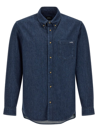 Blue Cotton Blouse