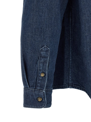 Blue Cotton Blouse