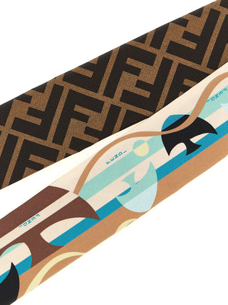 Multicolor Silk Foulard