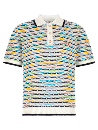 Multicolor Cotton Polo Shirt