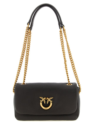 Brown Lamb Leather Crossbody Bag