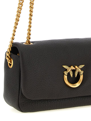 Brown Lamb Leather Crossbody Bag