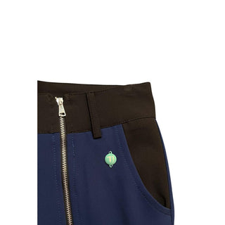 Blue Polyester Women Pant