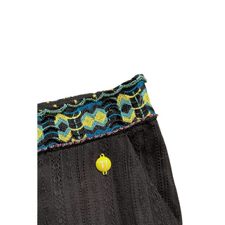 Black Polyamide Women Pants