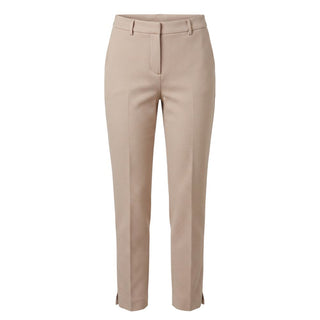 Beige Viscose Women Pants