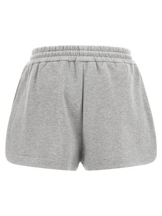 Gray Cotton Bermuda Shorts