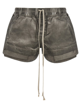 Gray Cotton Bermuda Shorts