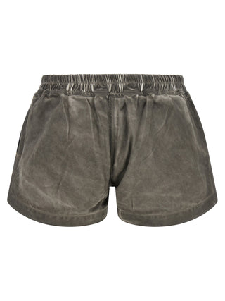 Gray Cotton Bermuda Shorts