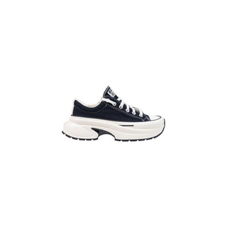 Black And White Textile Chunky Sneakers