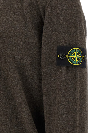Brown Virgin Wool Polo Shirt