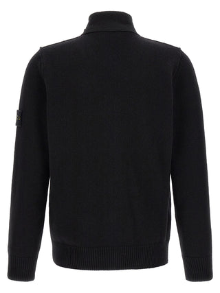 Black Virgin Wool Cardigan