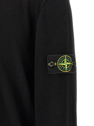 Black Virgin Wool Cardigan