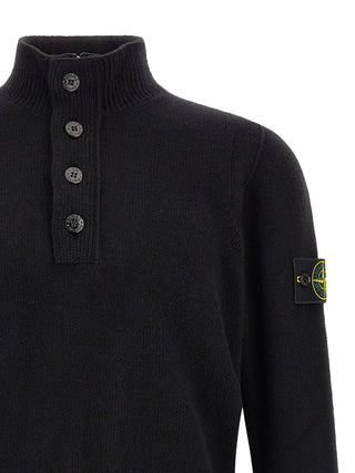 Black Virgin Wool Cardigan