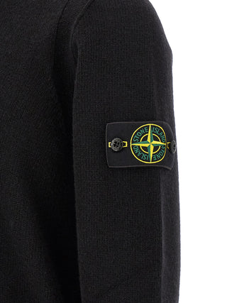 Black Virgin Wool Cardigan