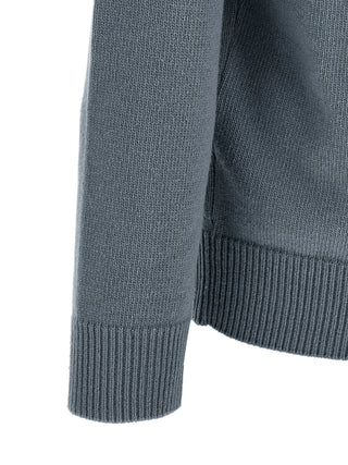 Blue Virgin Wool Cardigan