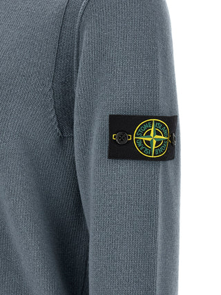 Blue Virgin Wool Cardigan