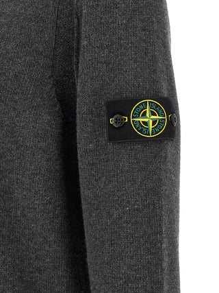 Gray Virgin Wool Cardigan