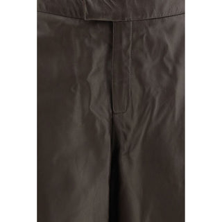 Brown Leather Pants