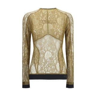 Bicolor Polyamide Blouse