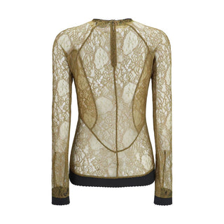 Bicolor Polyamide Blouse