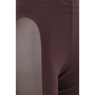 Purple Viscose Leggings