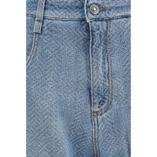 Blue Cotton Relaxed Fit Jeans